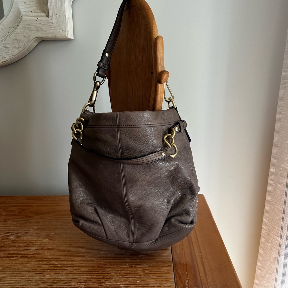 Coach Brooke Leather Hobo Bag